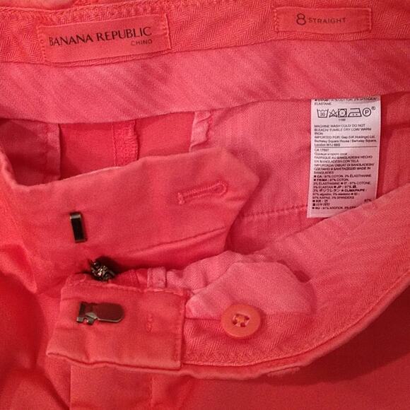 Banana Republic Orange Straight Chino size 8 - Picture 8 of 8